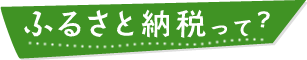 ふるさと納税って？