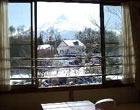 部屋から望める大迫力の富士山